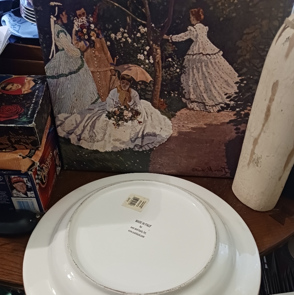 Modigliani Handpainted Italian Harvest Ceramic Serving Platter 16",Nice🍾🧀 - Picture 9 of 13